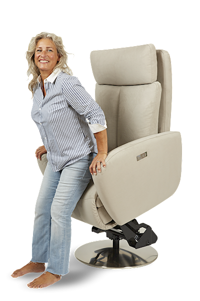 fauteuil relax pivotant releveur Blue Note - fauteuil électrique Everstyl